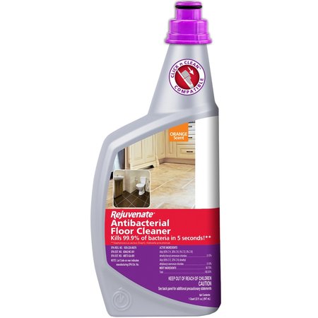 Rejuvenate Orange Scent Antibacterial Floor Cleaner Liquid 32 oz RJ32ABFC